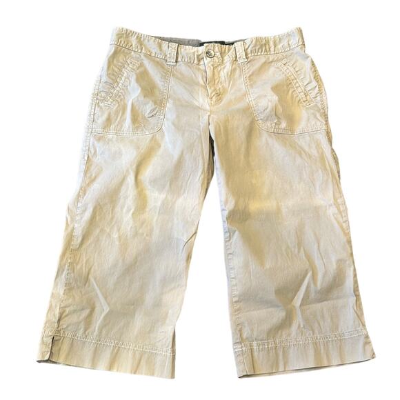 Eddie Bauer Women's Lightweight Capris Sand Size 12 - Picture 1 of 7